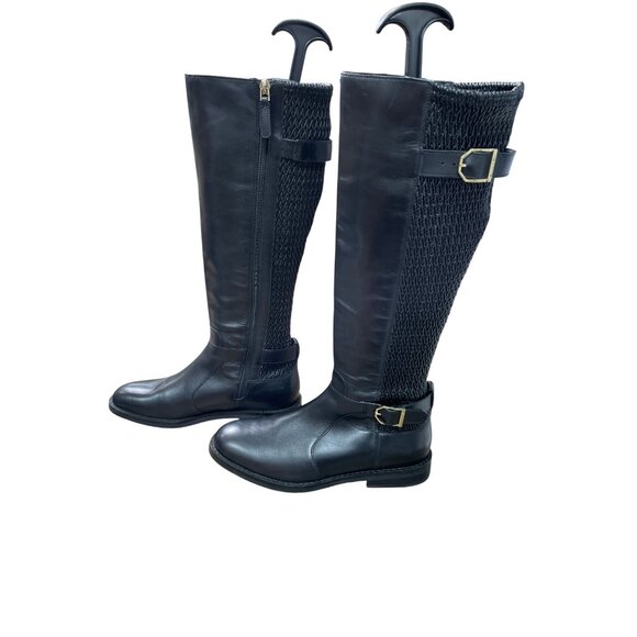 Cole Haan Womens black Leather Knee-High Equestrian Riding Boots Size 6.5B SKU 9 - Picture 3 of 13